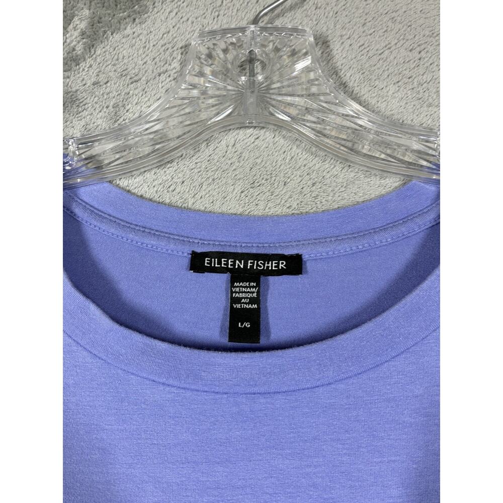 Eileen Fisher Baggy TShirt Top Large Oversized Slouchy Stretch Minimal Lagenlook - Picture 9 of 14